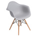 ArtD Židle P018W | inspirovaná DAW Barva: Světle šedá
