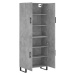 vidaXL Skříň highboard betonově šedá 69,5x34x180 cm kompozitní dřevo