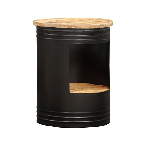 Konferenční stolek 43x55 cm masivní mangovníkové dřevo SHUMEE