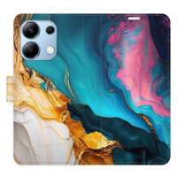 iSaprio Flip pouzdro Colourful Marble pro Xiaomi Redmi Note 13