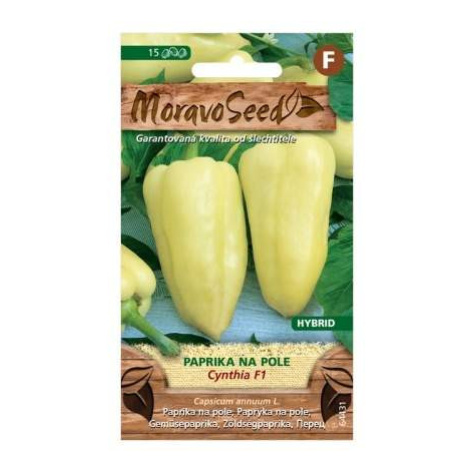 Paprika zeleninová CYNTHIA F1 polní (MS) MoravoSeed