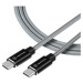 Tactical Fast Rope Aramid Cable USB-C/USB-C (100W 20V/5A) 0,3m šedý