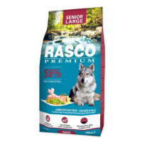 Krmivo Rasco Premium senior Large kuře s rýží 15kg