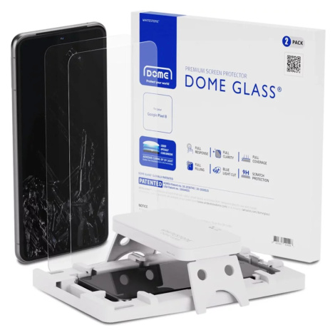 Ochranné sklo WHITESTONE DOME GLASS 2-PACK GOOGLE PIXEL 8 CLEAR (8809365409013)