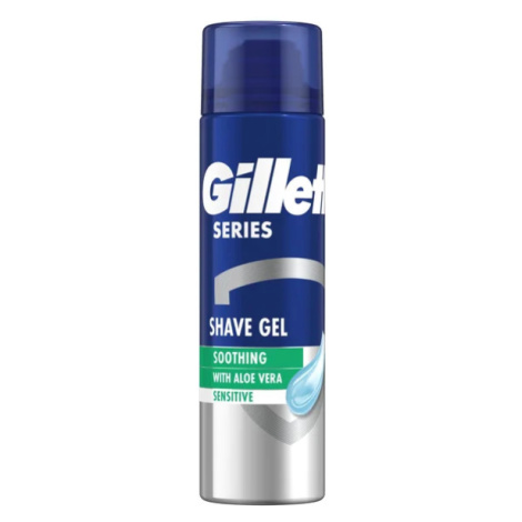Gillette Series Zklidňující Gel Na Holení S Aloe Vera, 200ml