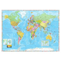 Dino Politická mapa světa puzzle 1000 dílků