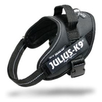 Postroj JULIUS-K9® Power - černý - vel. Mini: 51 - 67 cm obvod hrudníku