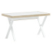 Studentský stůl dylan - bílá/dub světlý