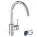 GROHE Feel Dřezová baterie, supersteel 32670DC2