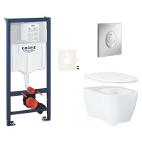 Závěsný wc set do lehkých stěn / předstěnová montáž Grohe Essence SIKOGRSESSAP00