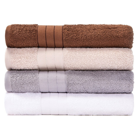 Sada 4 bavlněných ručníků Bonami Selection Como, 50 x 100 cm