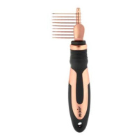 Ebi NOIR DEMATTING COMB 9 BLADES SMALL/w.THUMB REST/ca.17,5x5,5cm