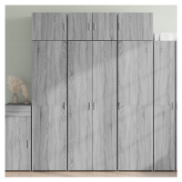 vidaXL Skříň highboard šedá sonoma 70 x 42,5 x 185 cm kompozitní dřevo