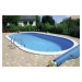 Planet Pool CF Planet Pool Zapuštěný bazén s ocelovou stěnou Exklusiv WHITE/Blue 5,25 x 3,20 x 1