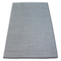 Dywany Lusczow Kusový koberec SHAGGY MICRO stříbrný