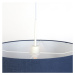 Moderní závěsná lampa bílá se staromodrým odstínem 50 cm - Combi 1