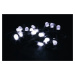 Giocoplast Řetěz LED E14 EXT, 3,1m/20ž/bílá