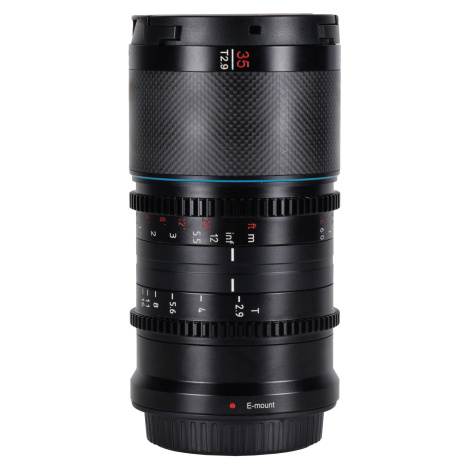 SIRUI Saturn 35mm T2.9 1.6x Carbon Fiber Full-frame Anamorphic L Mount (Blue Flare)