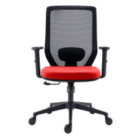 Kancelářská židle Antares Eduard, s područkami, červená