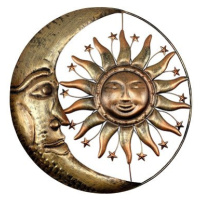 Prodex Slunce a měsíc kov střední 45 cm