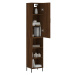 vidaXL Skříň highboard hnědý dub 34,5 x 34 x 180 cm kompozitní dřevo