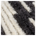 Flair Rugs koberce Kusový koberec Domino Lina Berber Monochrome - 120x170 cm