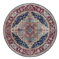 Kusový koberec Asmar 104017 Indigo/Blue kruh 160 × 160 o cm