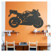 Dřevěný obraz - Sportovní motorka