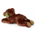PLYŠ Medvěd hnědý ležící 18cm Eco-Friendly