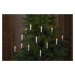 Sada 16 LED svíček na vánoční stromeček výška 11 cm Star Trading Plain Pine - zelená
