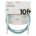 Fender Original Series 10' Instrument Cable Daphne Blue