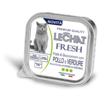 Monge LECHAT FRESH Paté a kousky kuře & zelenina 100g pro dopělé kočky