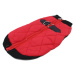 Vsepropejska Quilt prošitá bunda pro psa na zip Barva: Červená, Délka zad (cm): 43, Obvod hrudní