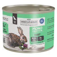 Country of Animals - Monoprotein králičí 200 g (pro psy)