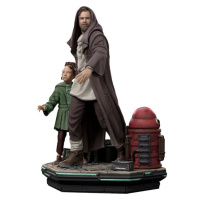 Soška Iron Studios Art Scale 1/10 Deluxe Star Wars - Obi-Wan and Young Leia