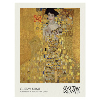 Obrazová reprodukce Portrait of Adele Bloch-Bauer I (1907), Gustav Klimt, 30 × 40 cm