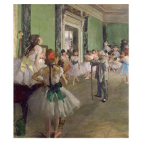Obrazová reprodukce The Dancing Class, c.1873-76, Degas, Edgar, 35x40 cm
