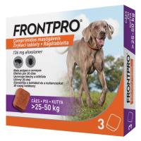 FRONTPRO® antiparazitární žvýkací tablety pro psy (25-50 kg) 136 mg 3 kusy