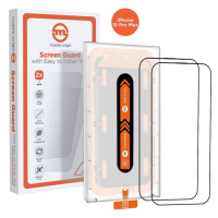 Mobile Origin Orange Screen Guard 2 Pack 2,5D ochranné sklo s aplikátorem iPhone 15 Pro Max