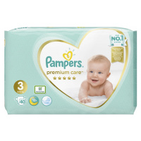 Pampers  Premium Care S3 6-10 kg  40 ks