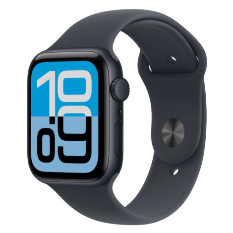 Apple Watch SE 3 GPS 44mm temně inkoustové hliníkové pouzdro s temně inkoustovým sportovním řemí