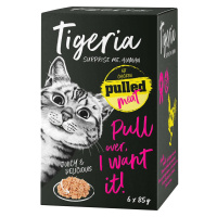 Výhodné balení Tigeria Pulled Meat 48 x 85 g - kuřecí