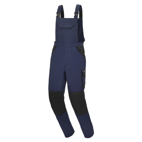 Parkside® Pánské zateplené pracovní kalhoty s laclem (tmavě modrá, 56)