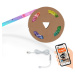 BRILONER USB Smart RGB LED pásek s hudebním senzorem 500 cm 0,05W bílé BRILO 2309-150