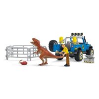 Schleich Terénní auto s vnějším výběhem pro dinosaura