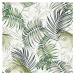 Závěs dekorační nebo látka, OXY Palmové listy, zelené, 150 cm