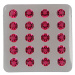 FunCakes - Růžové jedlé želé diamanty 10mm