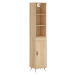 vidaXL Skříň highboard dub sonoma 34,5 x 34 x 180 cm kompozitní dřevo