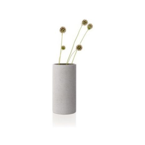 Světle šedá váza COLUNA M, výška 24 cm FOR LIVING