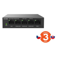 Tenda G0-5G-PoE - Gigabit PoE Router , 5x RJ45, MultiWAN, 4x PoE 802.3af/at, 10/100/1000Mbps